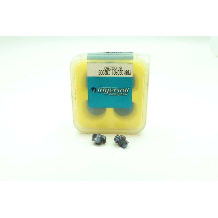 Set Of 2 Ingersoll YBB1020R01 IN2005 Drill Point Insert 0.402in