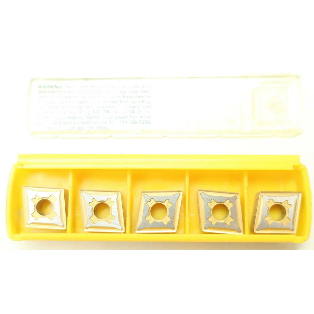 Set Of 5 Kennametal CNMG431FW CNMG120404FW Carbide Insert