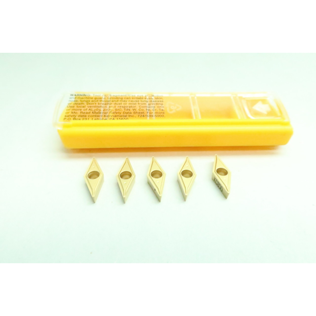 Set Of 5 Kennametal VBMT110304LF Carbide Insert