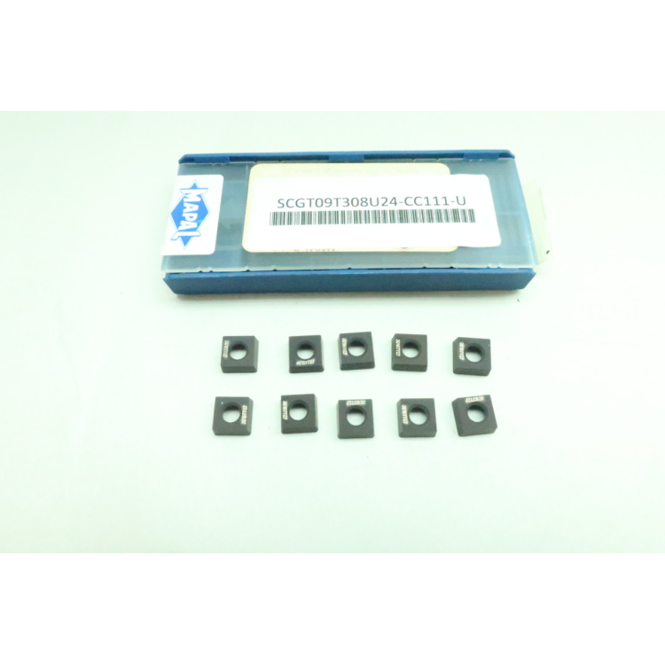 Set Of 10 Mapal SCGT09T308U24-CC111 Carbide Insert