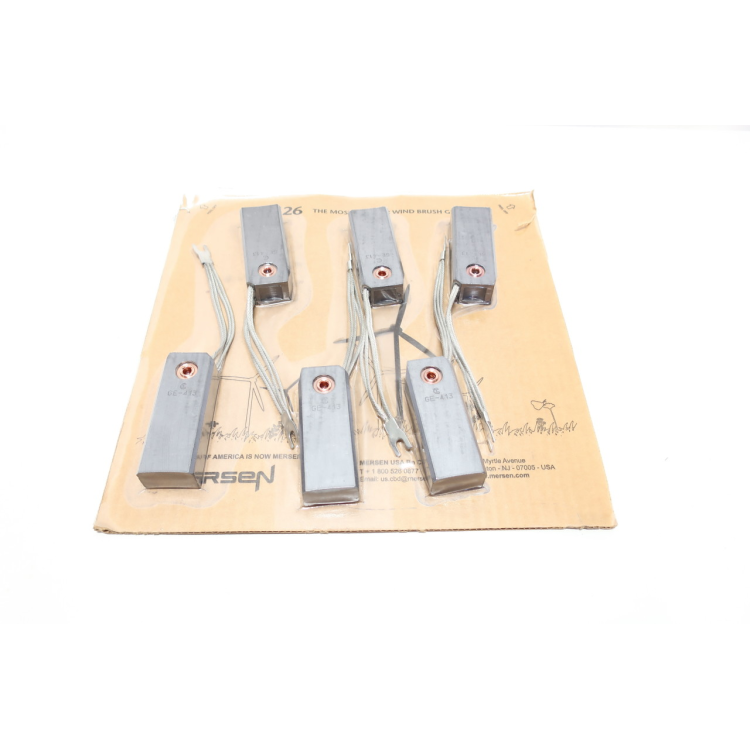 Set Of 6 Mersen CG626 Wind Grade Carbon Motor Brush