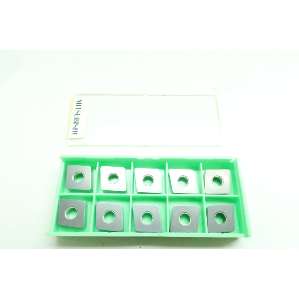 Set Of 10 Mitsubishi CNMA120412 NX33 Carbide Insert
