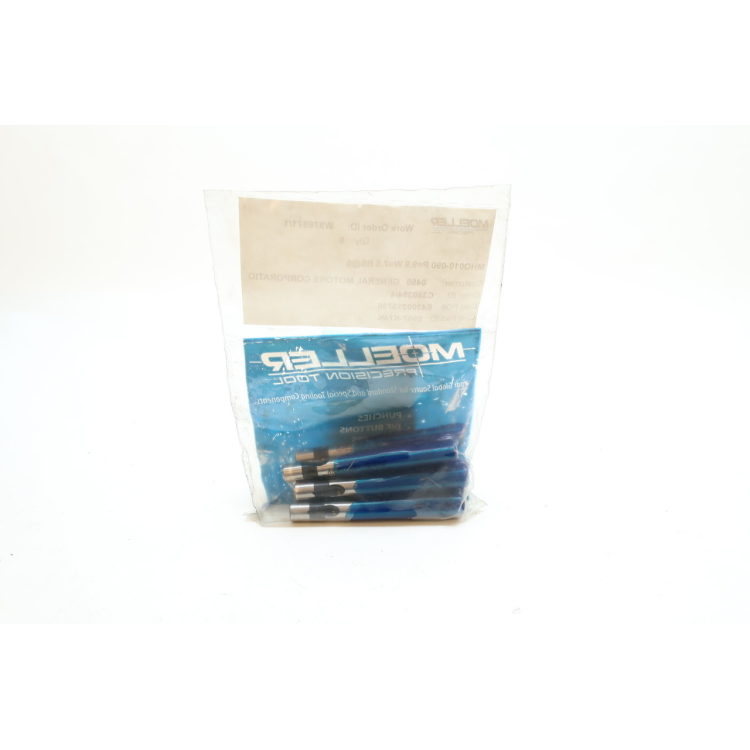 Set Of 6 Moeller MHO010-090 Heavy Duty Solid Ball Lock Punch P=9.9 W=7.5