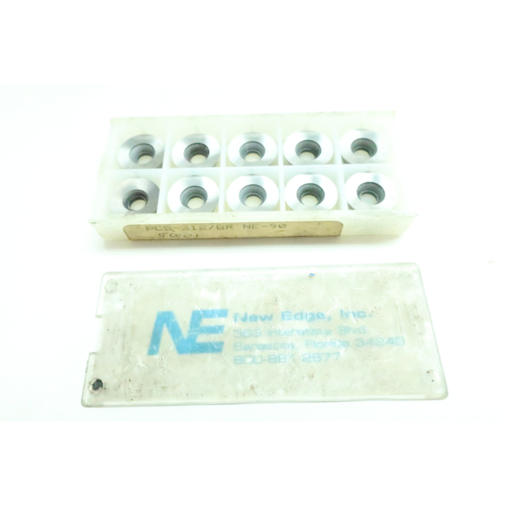 Set Of 10 New Edge PCS-312/GR NE-90 Carbide Insert