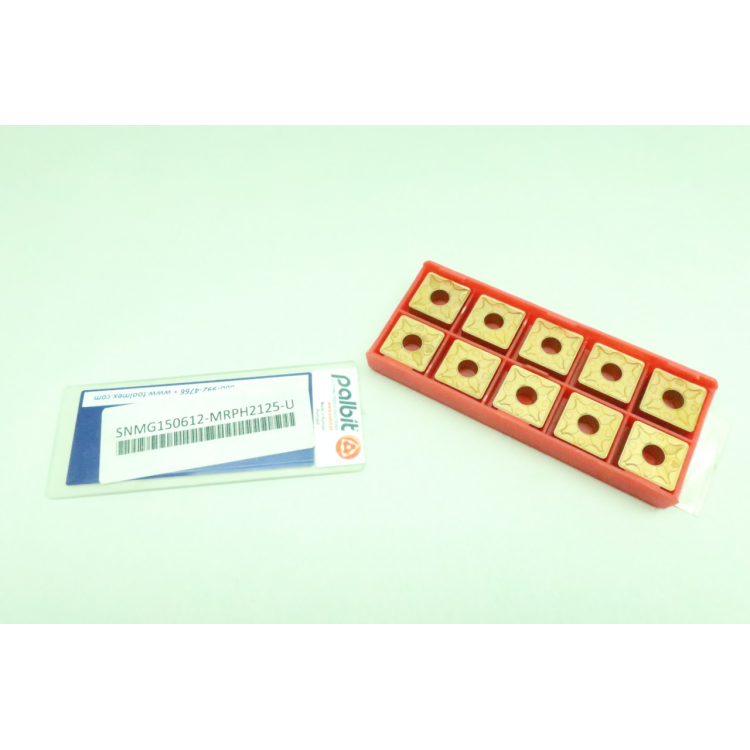 Set Of 10 Palbit SNMG 150612-MR Carbide Insert