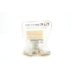 Set Of 4 Parker 10 FBU-S 5/8in Tube Od To Male 1/2in Npt Hydraulic Fitting