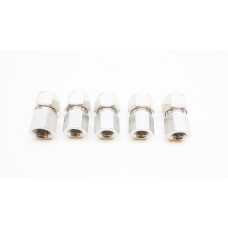 Set Of 5 Parker 8FSC4N-316 A-lok 1/4in Npt X 1/2in Double Ferrule Tube Fitting