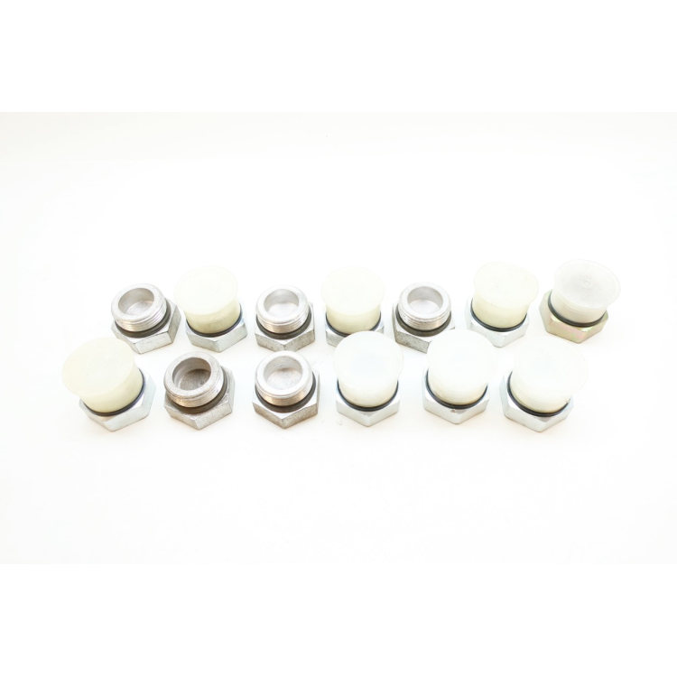Set Of 13 Parker 16P5ON-S Hydraulic Plug Male 1-5/16-12in