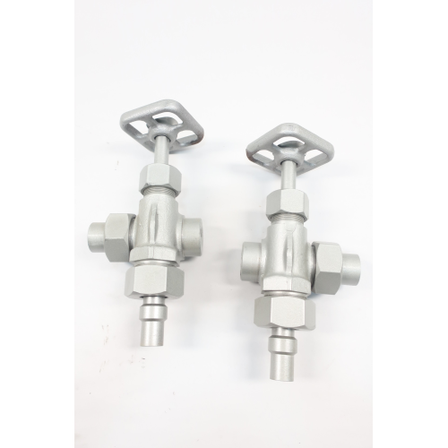 Set Of Penberthy 64949-300 Manual Steel Gage Valve 1/2in Sw X 1/2in Npt