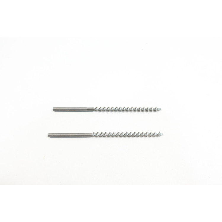 Set Of 2 Schaefer Brush 43502 8-32 1/4in Stainless Spiral Brush