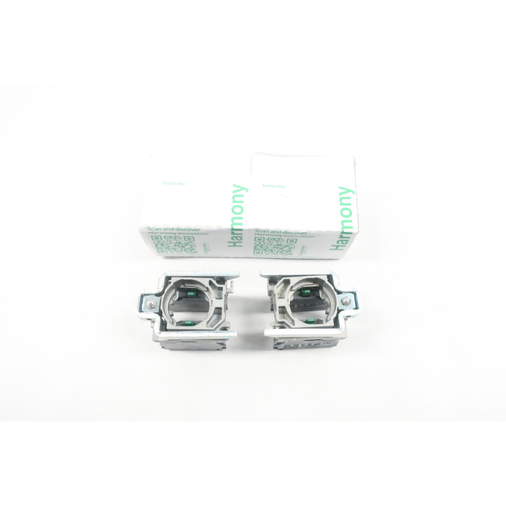 Set Of 2 Schneider ZB4 BZ103 Contact Block Mounting Base