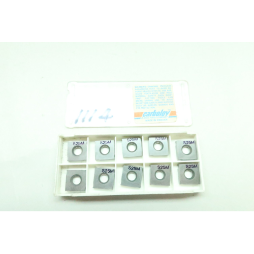 Set Of 10 Seco 335.19-1203 P25 Carbide Insert