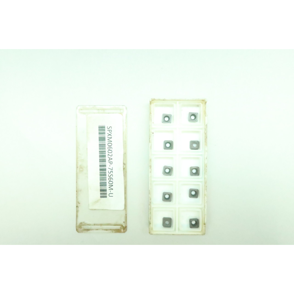 Set Of 10 Seco SPMX0602AP-75 S60M Carbide Insert