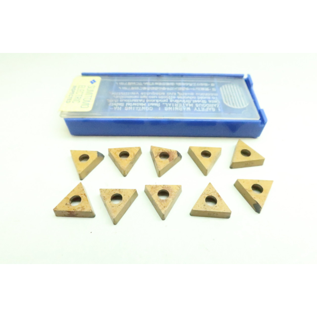 Set Of 10 Sumitomo DCMT32.52ELU Carbide Insert