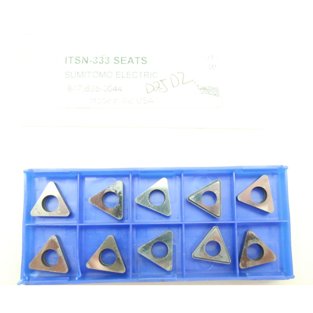 Set Of 10 Sumitomo ITSN-333 Carbide Insert