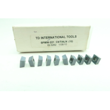 Set Of 10 Td International SPMW-221 C5/TIALN Carbide Insert