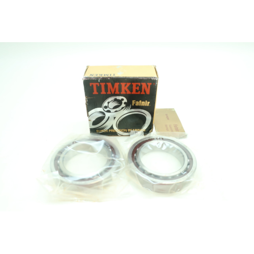 Set Of 2 Timken 2MM9112WIDUL Fafnir Ball Bearing 60mm X 95mm X 18mm