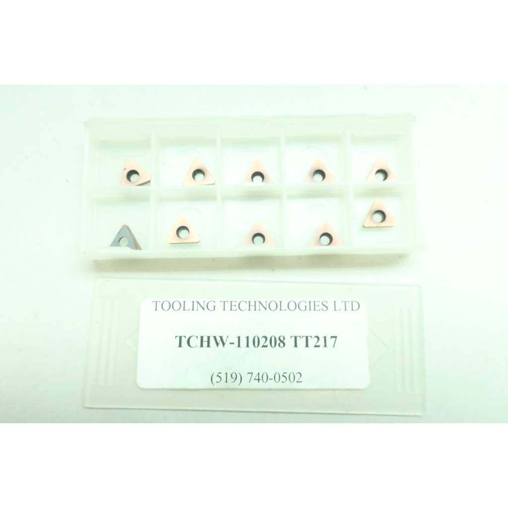 Set Of 20 Tooling Technologies TCHW-110208 TT217 Carbide Insert