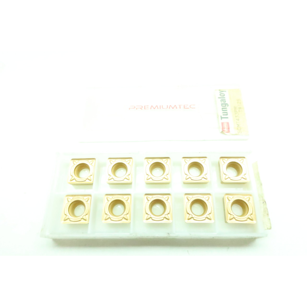 Set Of 10 Tungaloy SCMT120412-PM T9125 Carbide Insert