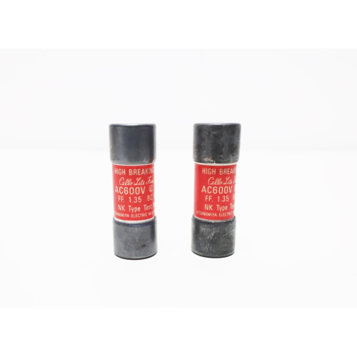 Set Of 2 Utsunomiya JG1 Cello-lite 15a Amp 600v-ac Cartridge Fuse