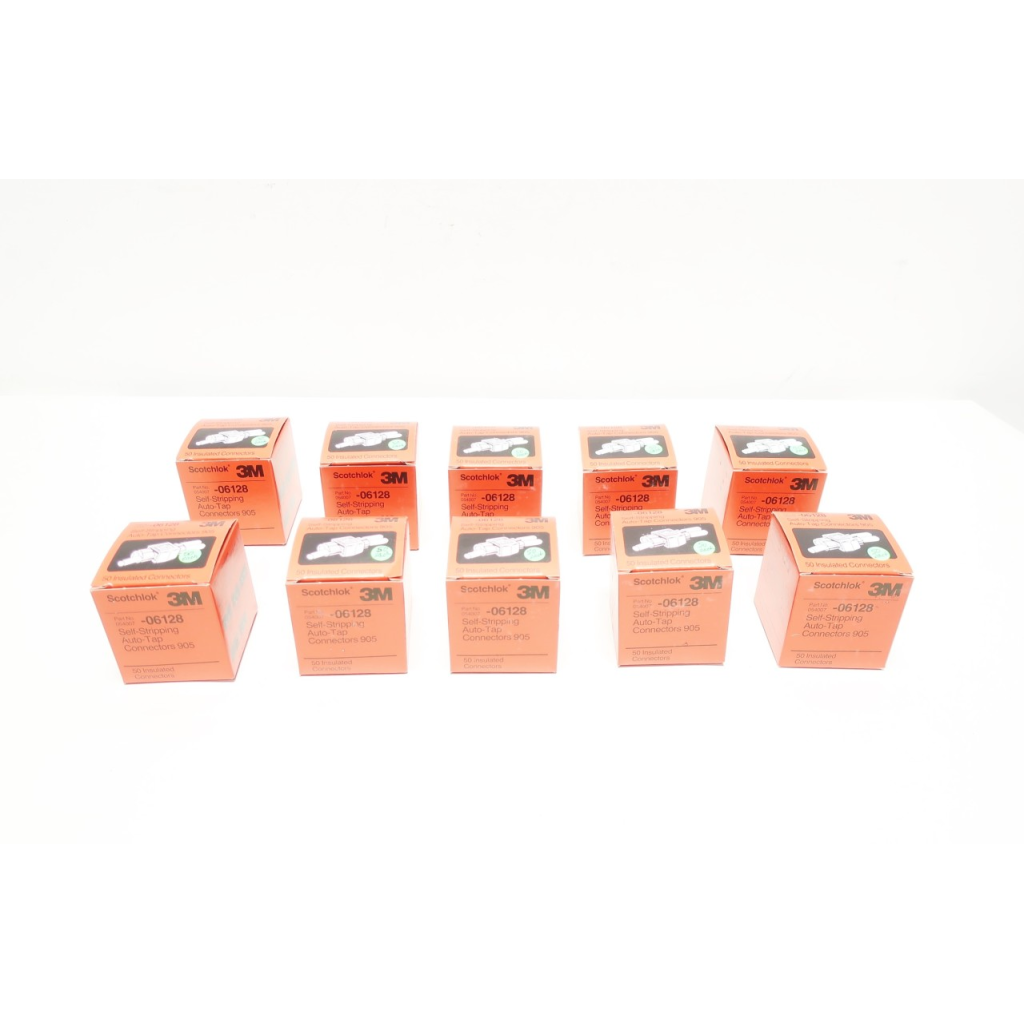 Set Of 500 3m 054007-06128 Scotchlok Self-stripping Auto-tap Connector