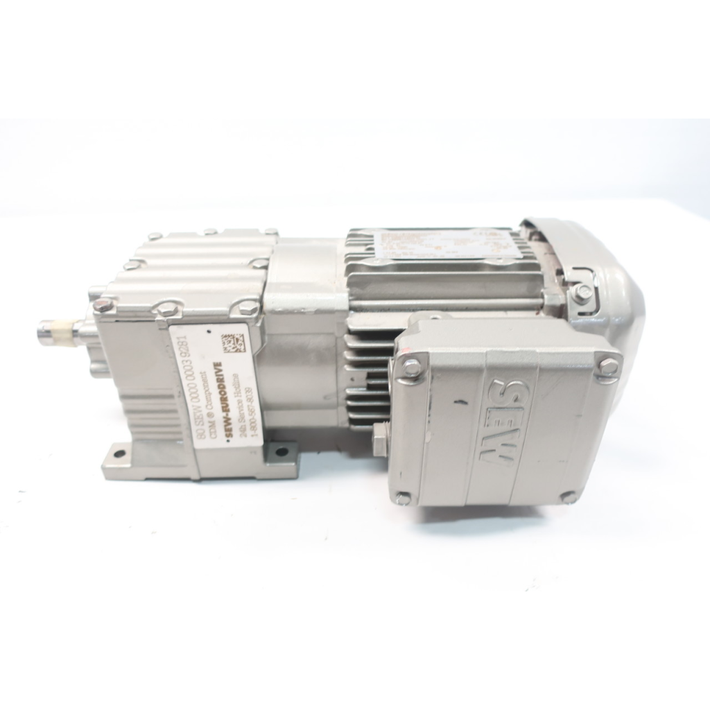 Sew Eurodrive R17 DRS71M4/RI Gearmotor 148rpm 3ph 3/4hp 330/575v-ac