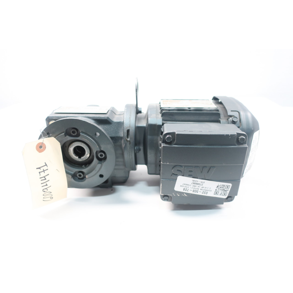 Sew Eurodrive SAF37 DRS71S4/RI Gearmotor 213rpm 3ph 0.34hp 330/575v-ac