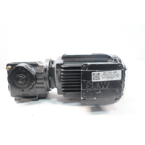 Sew Eurodrive SA37/T DRE80M4/RI Gearmotor 170rpm 3ph 1hp 575v-ac