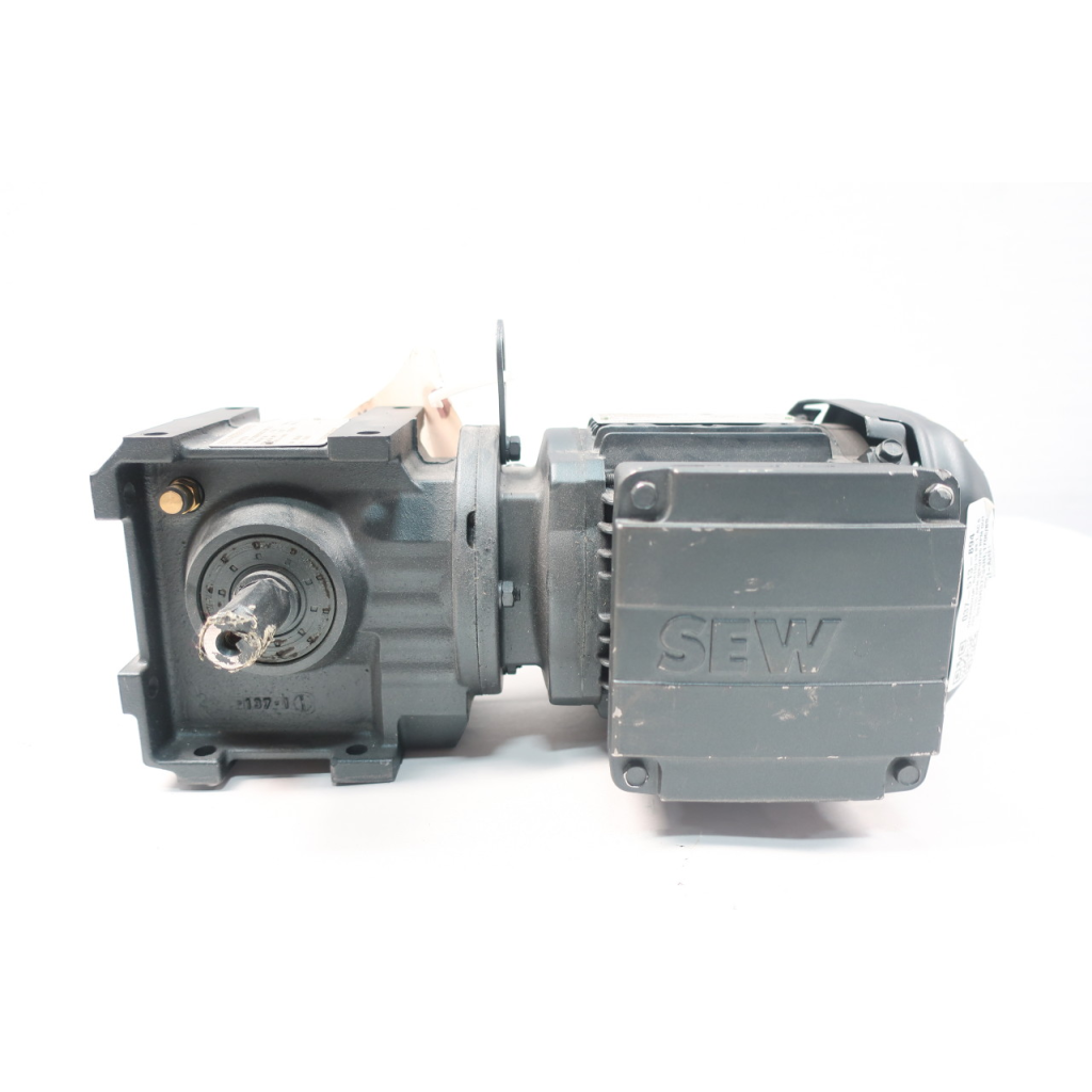 Sew Eurodrive S37 DRS71S4/RI Gearmotor 85rpm 3ph 0.5hp 330/575v-ac