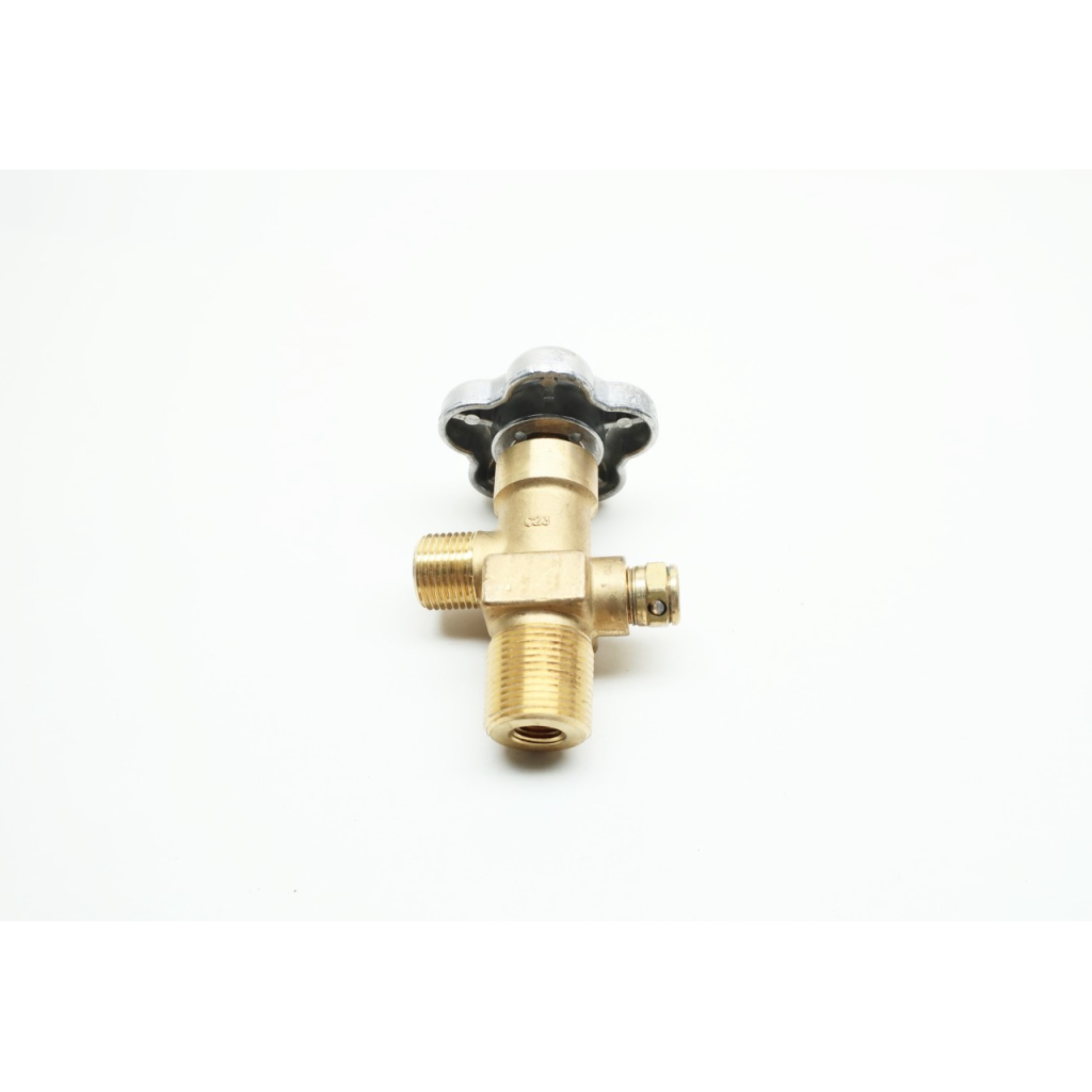 Sherwood 12N CGA580 Gas Valve Manual Bronze Threaded 3/4in Npt