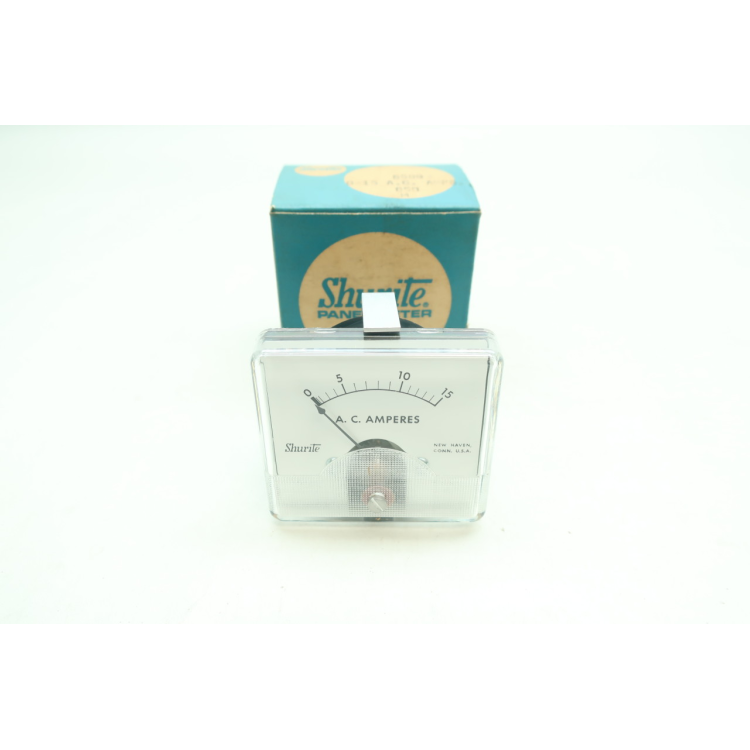 Shurite 8508-Z 0-15ac Amperes Ammeter