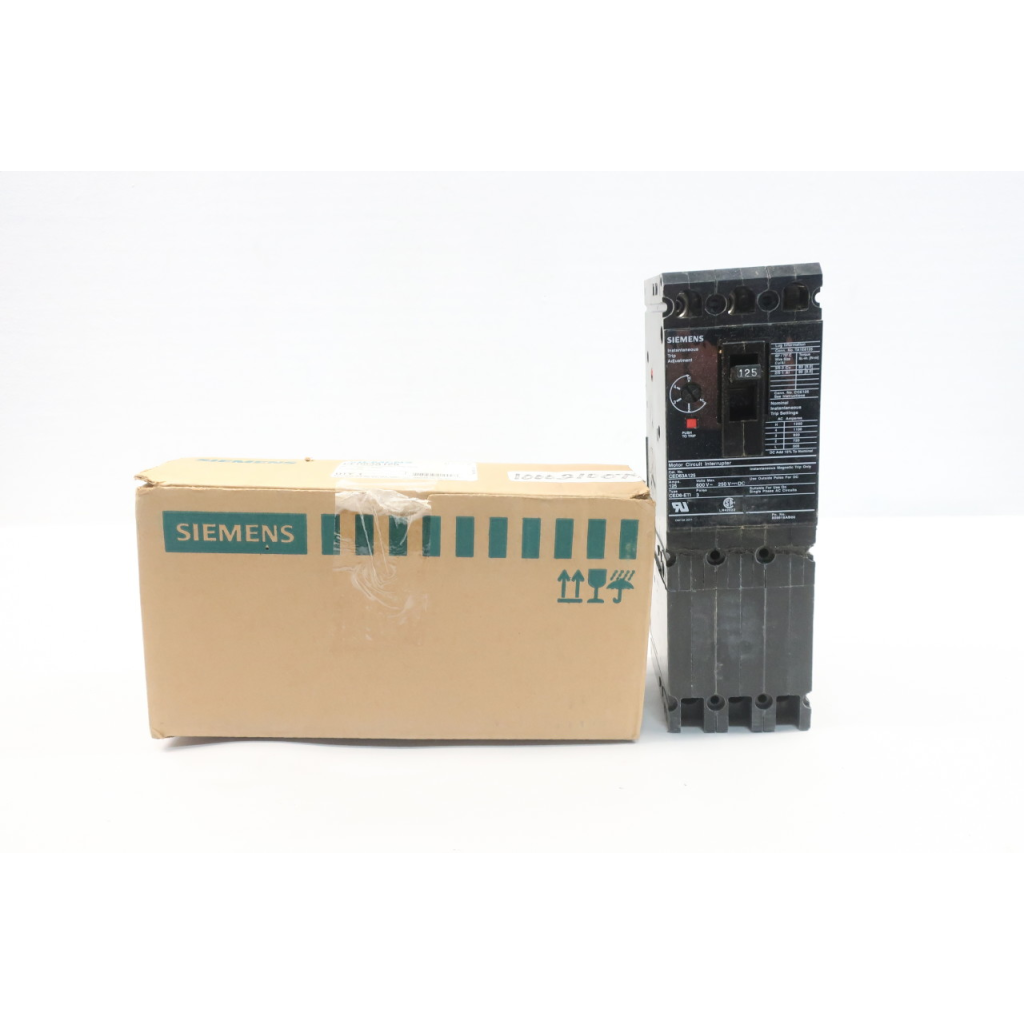 Siemens CED63A125 Molded Case Circuit Breaker 3p 125a Amp 600v-ac