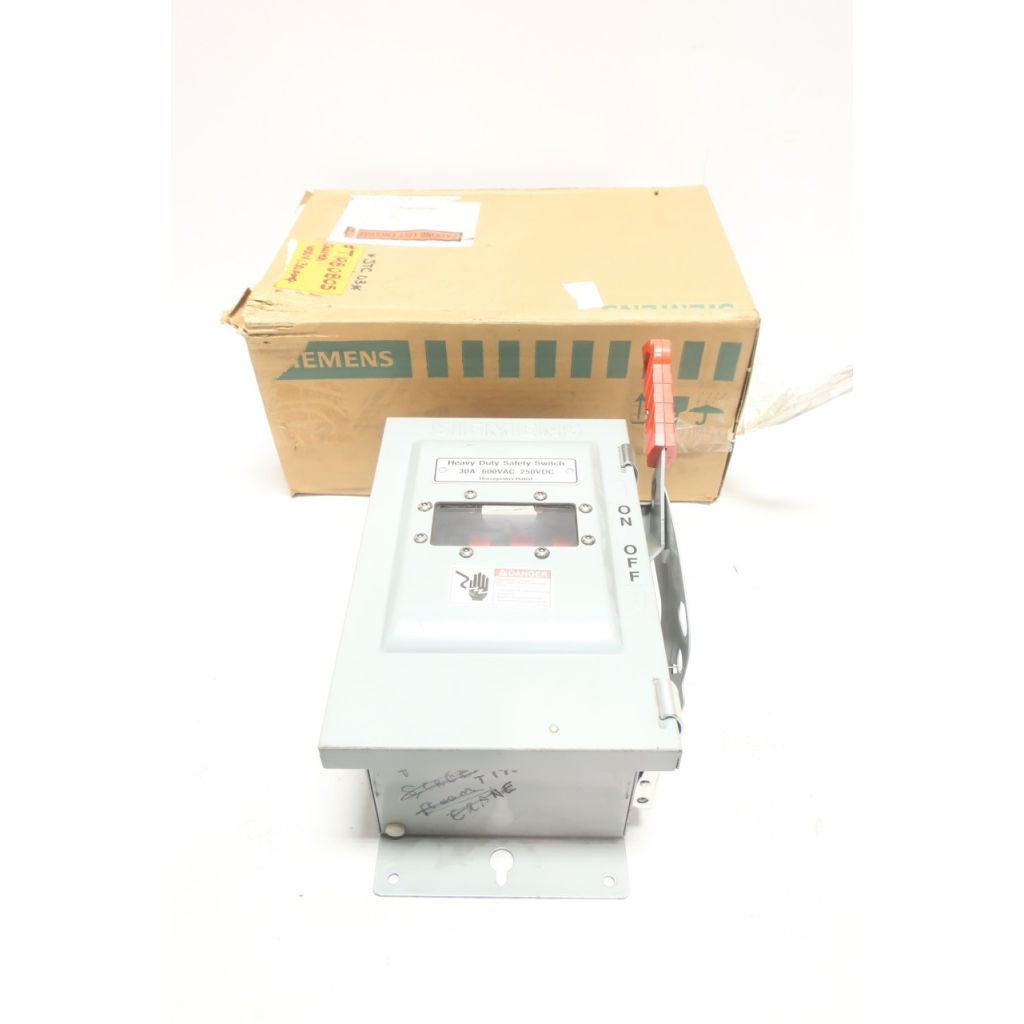 Siemens HNF361JW Safety Disconnect Switch 30a Amp 600v-ac