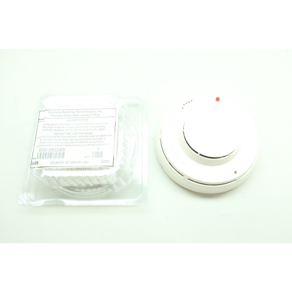 Siemens 500-083263 Ion Smoke Detector