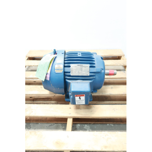 Siemens RGZESD Pe-21 Plus Ac Motor 213t 3ph 7-1/2hp 1750rpm 1-3/8in 460v-ac
