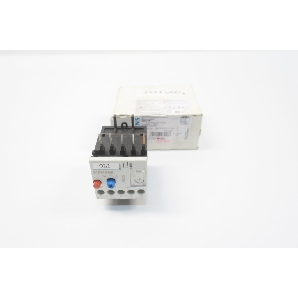 Siemens 3RU1116-0KB0 Overload Relay 0.9-1.25a Amp