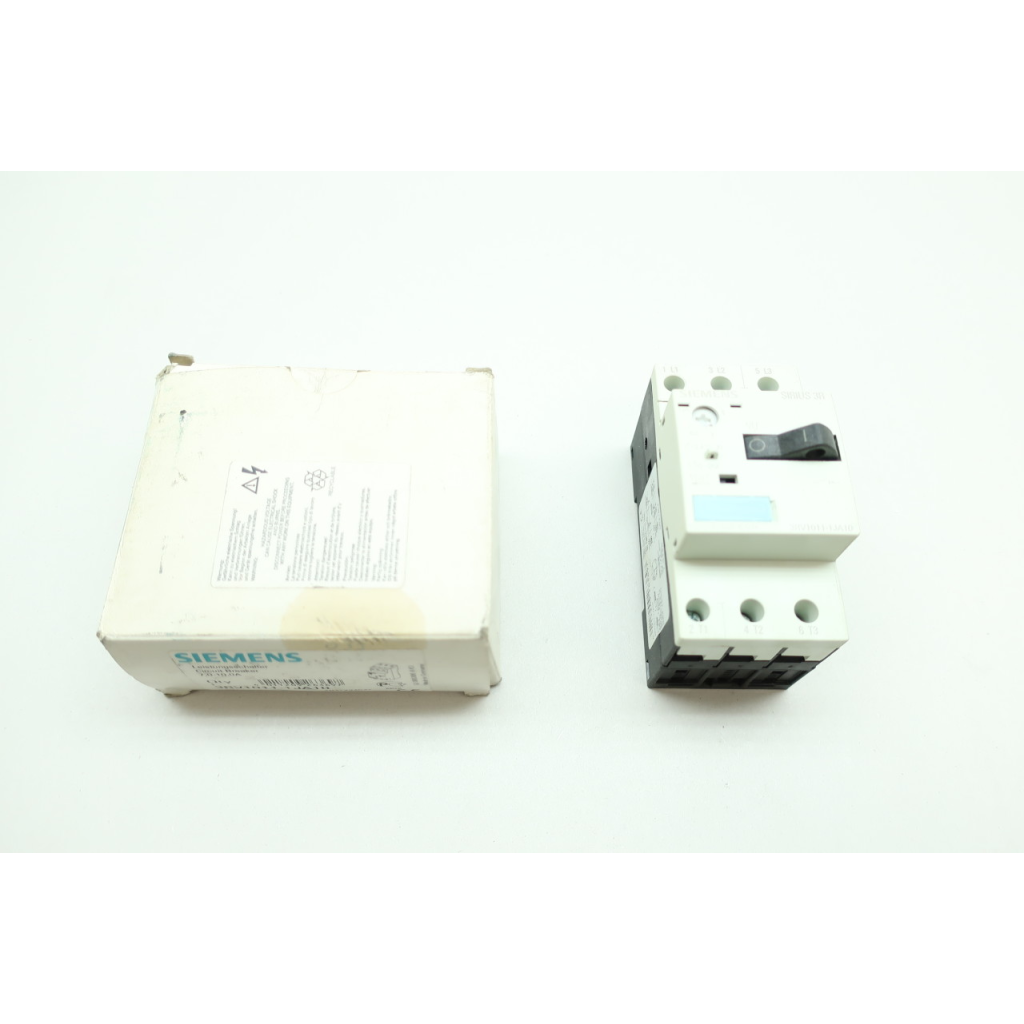 Siemens 3RV1011-1JA10 Sirius 3r 7-10a Amp 7-1/2hp Manual Starter