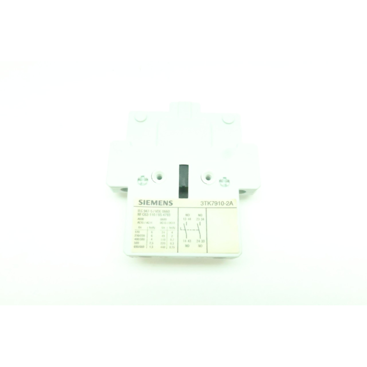 Siemens 3TK7910-2A Auxiliary Contact Block