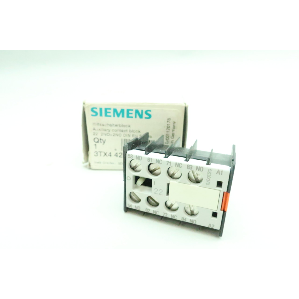 Siemens 3TX4 422-2A Auxiliary Contact Block