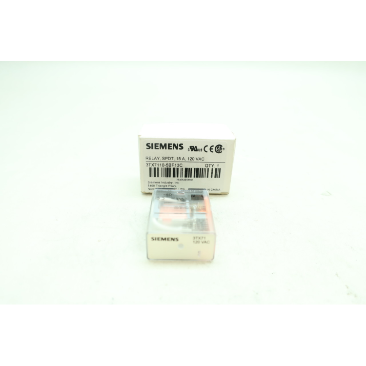 Siemens 3TX7110-5BF13C Plug-in Relay 120v-ac
