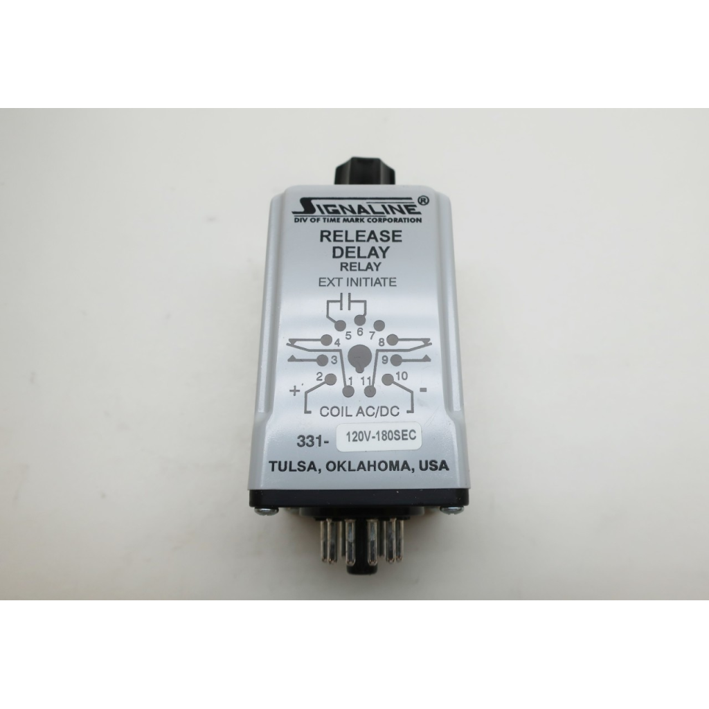 Signaline 331-120-180 Release Delay Relay 180sec 120v-ac/dc