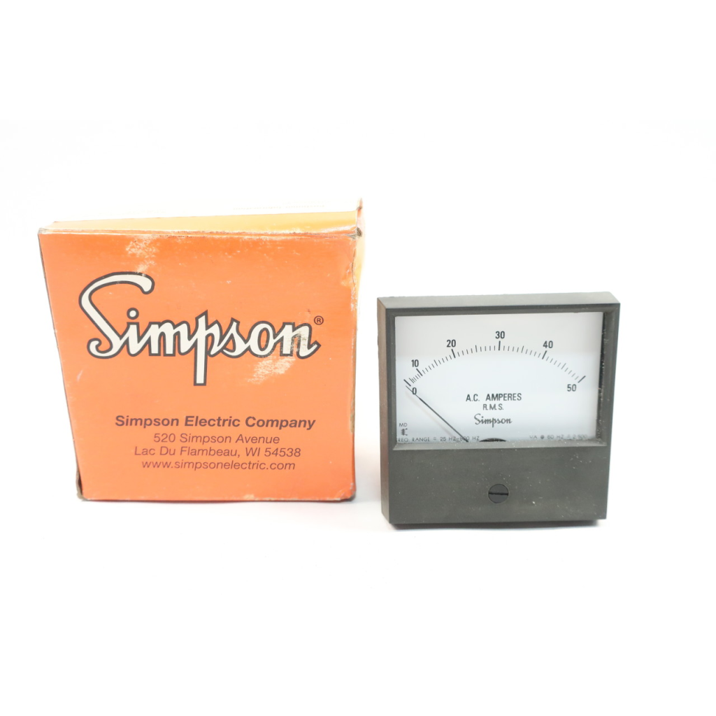 Simpson 2153MD Ammeter 0-50a