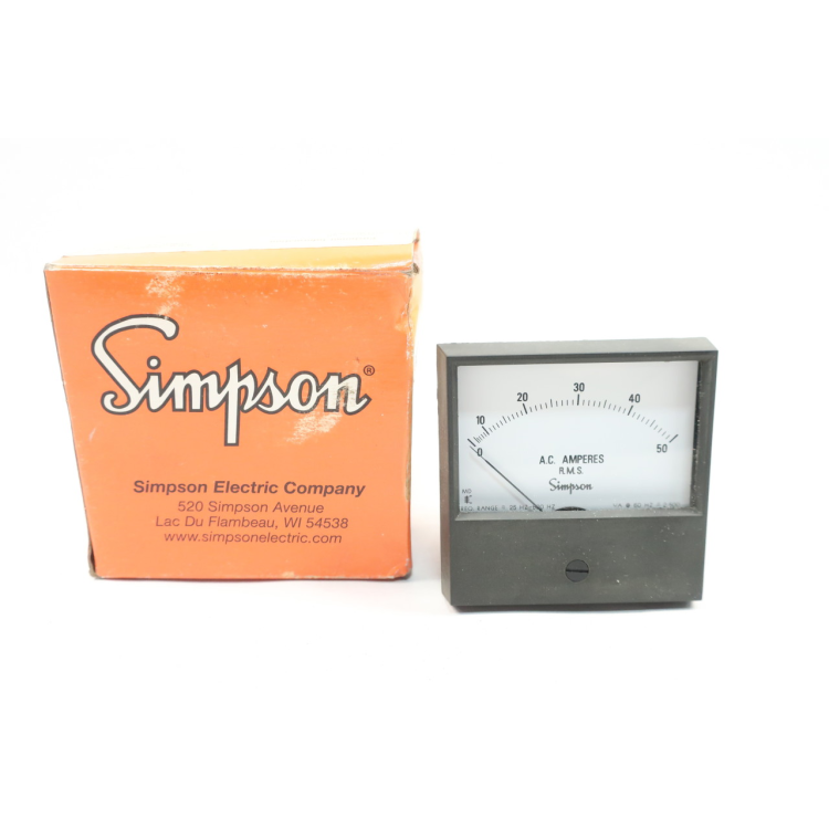 Simpson 2153MD Ammeter 0-50a