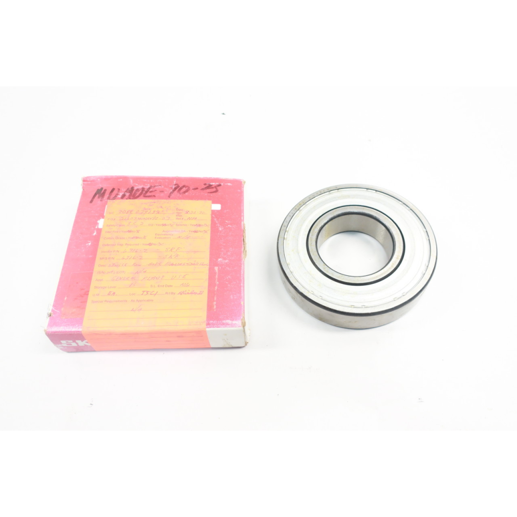 Skf 6316-Z/C3 Radial/deep Groove Ball Bearing 80mm 170mm 39mm