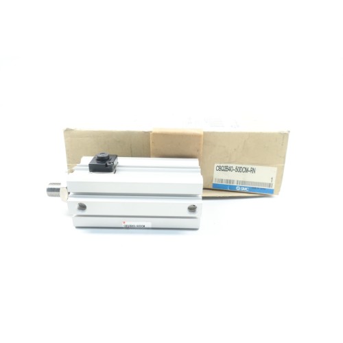 Smc CBQ2B40-50DCM-RN Double Acting Pneumatic Cylinder 40mm 1/8in 145psi 50mm Smc CBQ2B40-50DCM-RN Double Acting Pneumatic Cylinder 40mm 1/8in 145psi 50mm