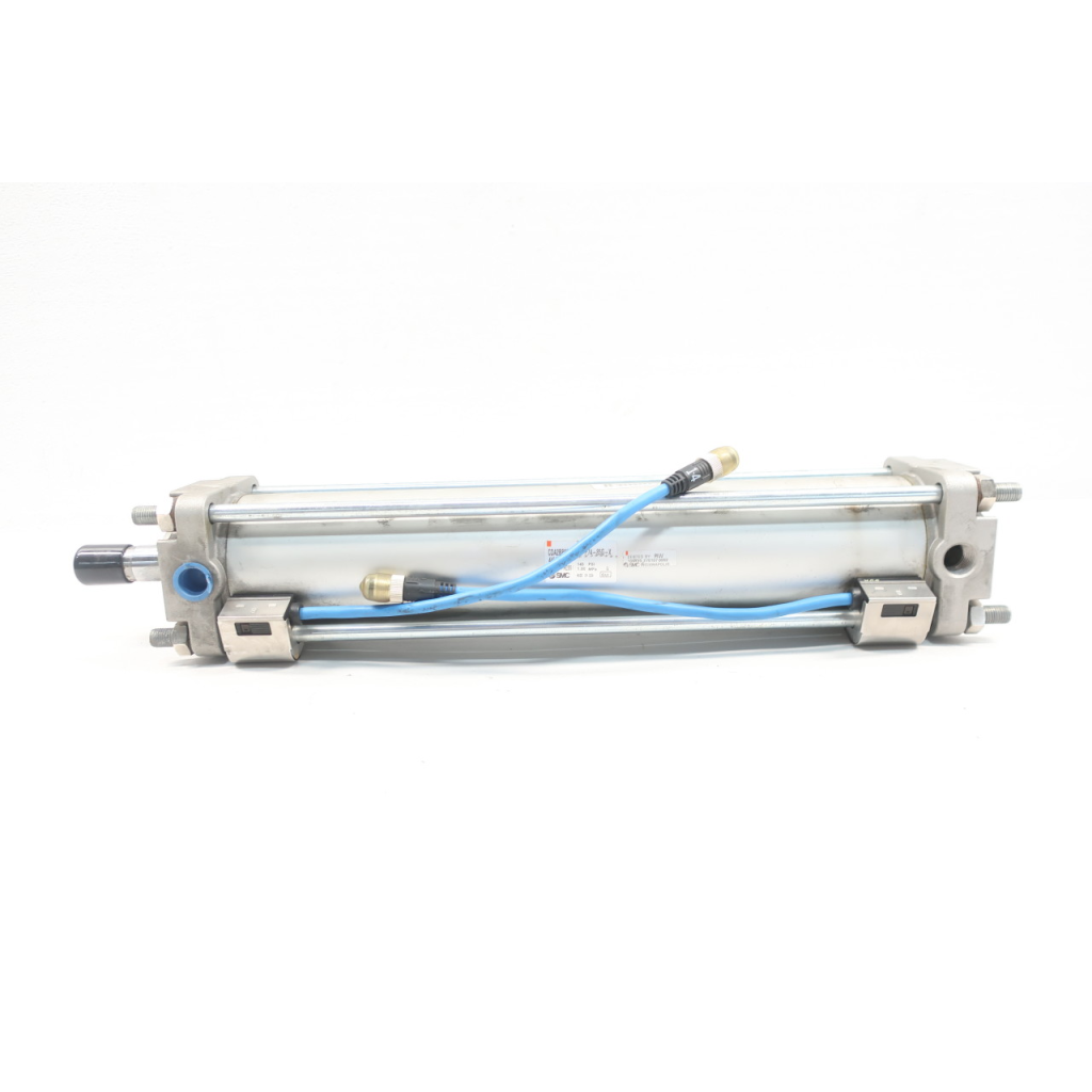 Smc CDA2BP63-300-P74-85G-X44USV1 Pneumatic Cylinder 63mm 3/8in 145psi 300mm