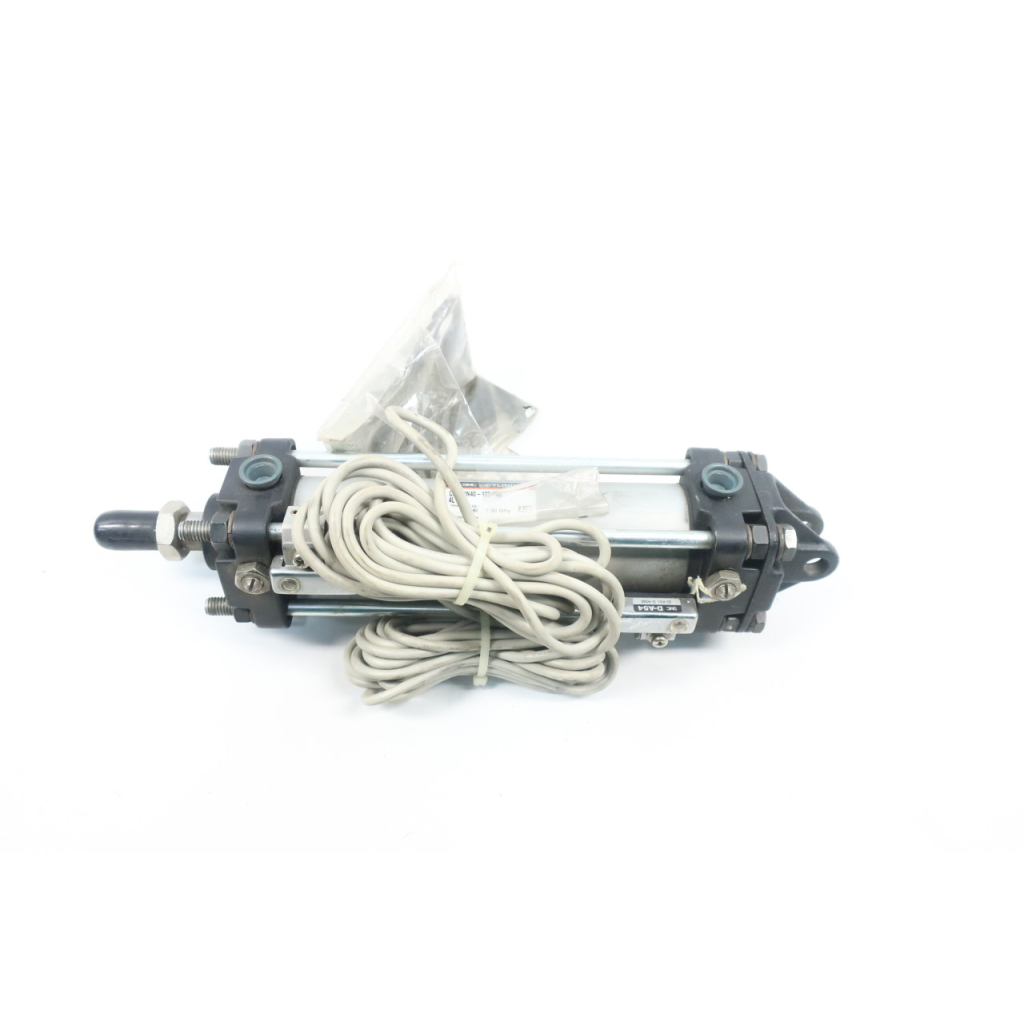 Smc CDA1DN40-125-A54L Double Acting Pneumatic Cylinder 40mm 1/4in 145psi 125mm