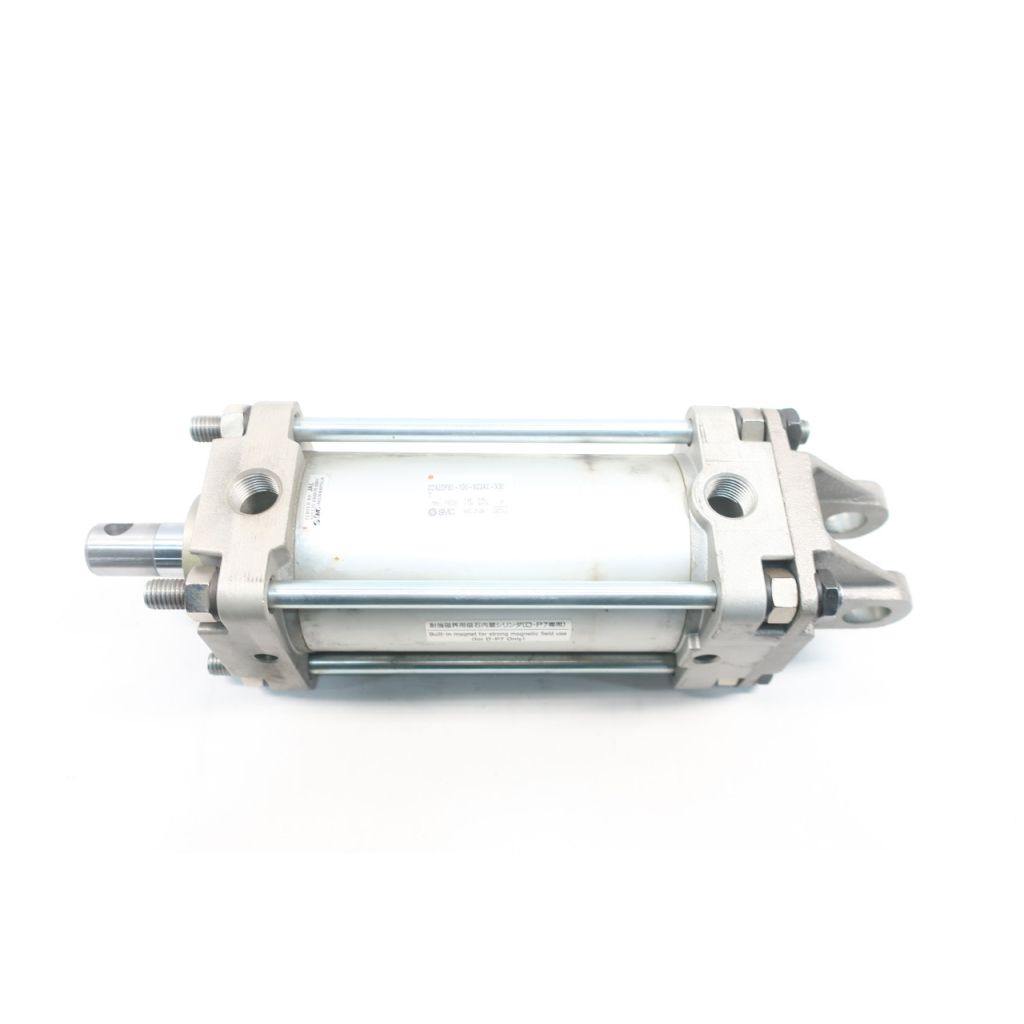 Smc CDA2DP80-100-XC3AC-X387 Pneumatic Cylinder 80mm 1/2in 145psi 100mm