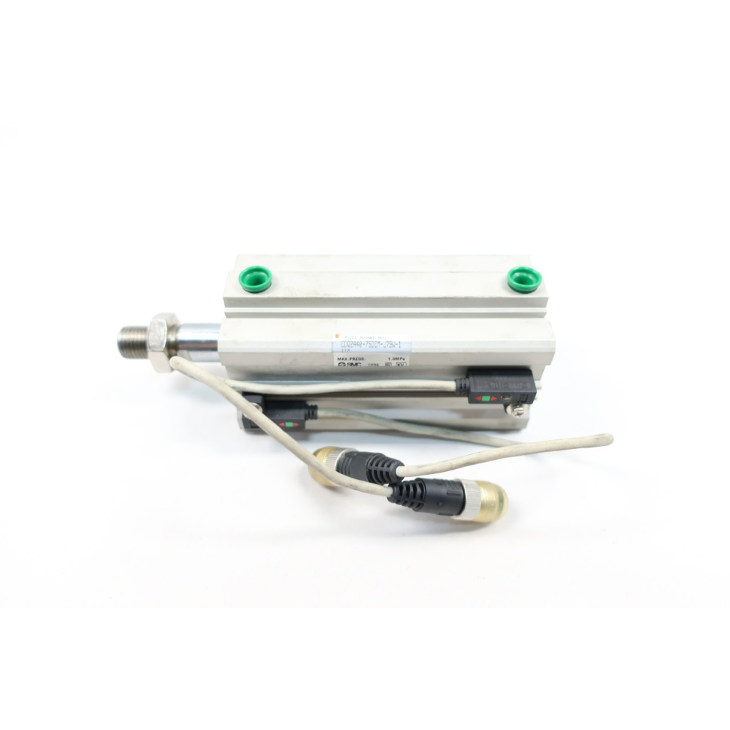 Smc CDQ2A40-75DCM-J79W-111G Double Acting Pneumatic Cylinder 40mm 75mm 1mpa