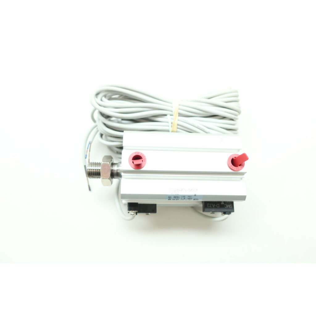 Smc CDQ2B40TN-50DCM-A73Z Double Acting Pneumatic Cylinder 40mm 50mm 145psi